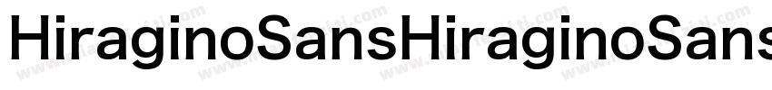 HiraginoSansHiraginoSans wO字体转换